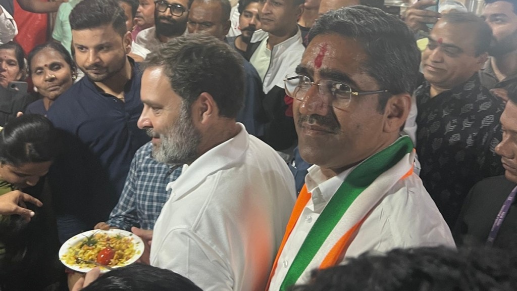 Rahul Gandhi poha Nagpur