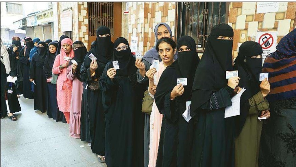 muslim majority areas voting