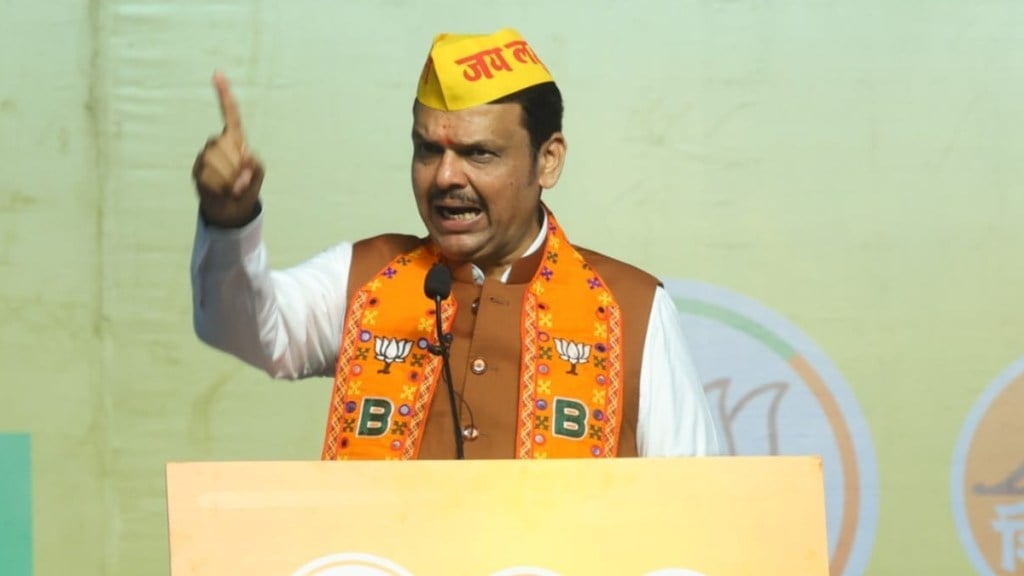 devendra fadnavis campaign bjp candidate mahesh landge