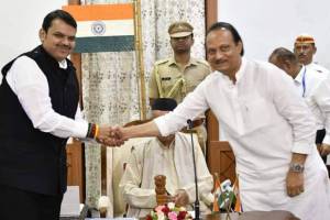 early Morning oath taking by ajit pawar and devendra fadnavis