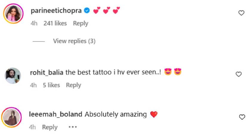 fans and celebrities comments on arjun kapoor new tattoo