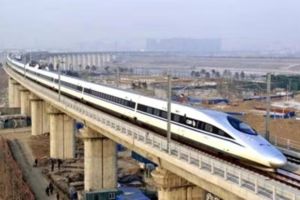 NHSRCL is working on Mumbai Ahmedabad bullet train project