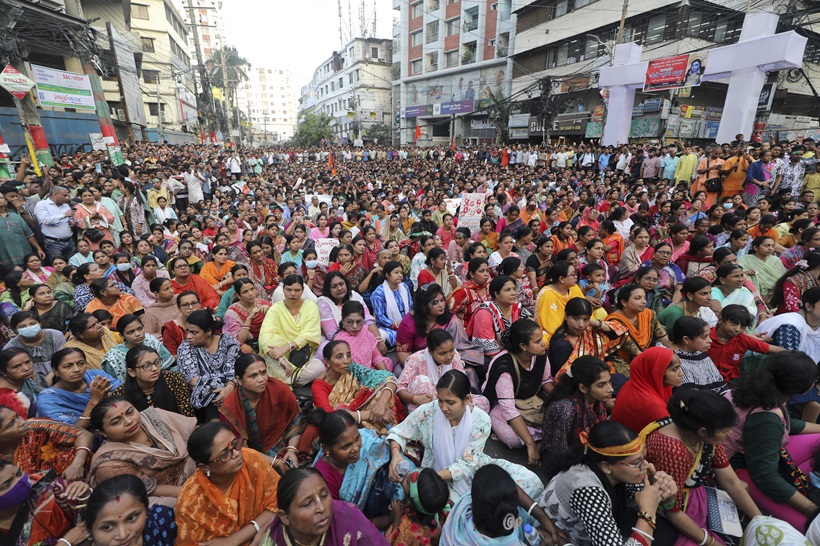 Bangladesh Hindu protests