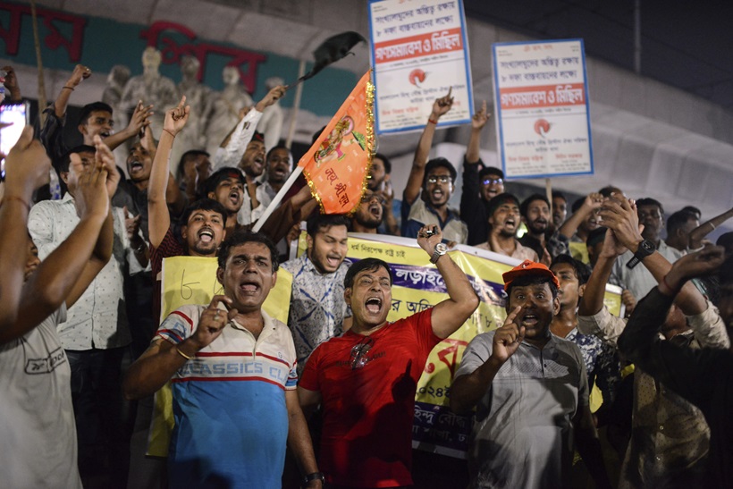 Bangladesh Hindu protests