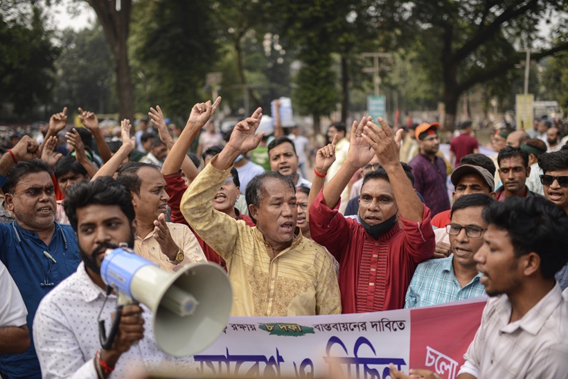 Bangladesh Hindu protests