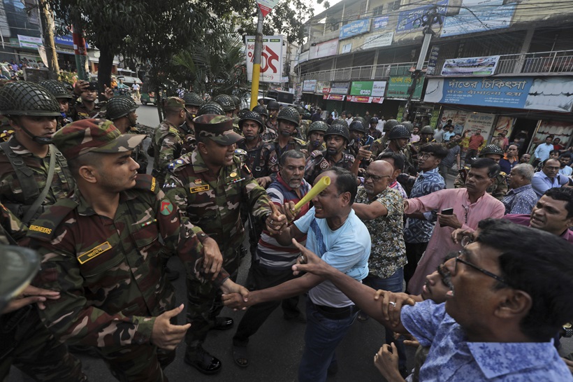 Bangladesh Hindu protests