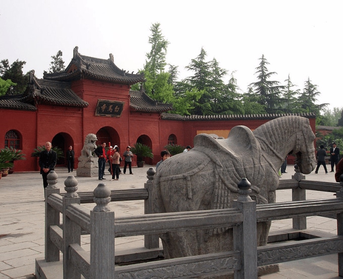 The shanmen at White Horse Temple, in Luoyang, Henan, China.