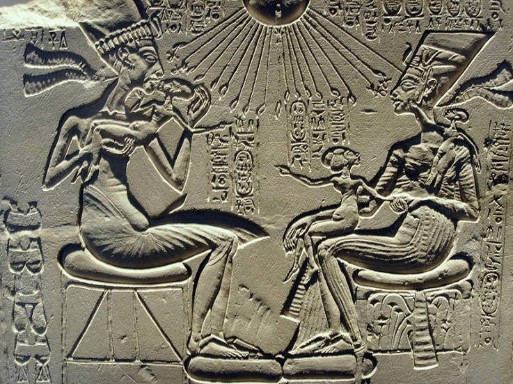 Akhenaten and Nefertiti