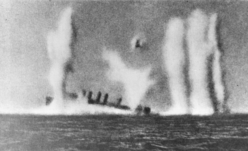 USS Edsall sinking