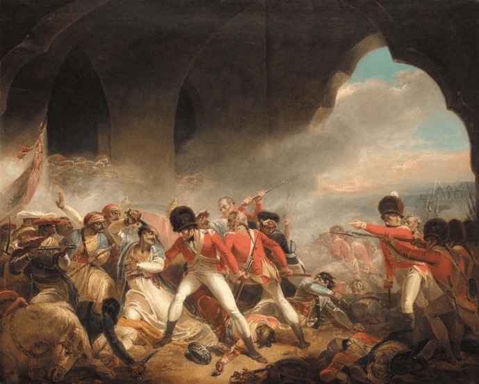 The Last Effort and Fall of Tipu Sultan by Henry Singleton, c. 1800