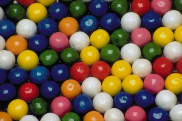 Chewing gum balls