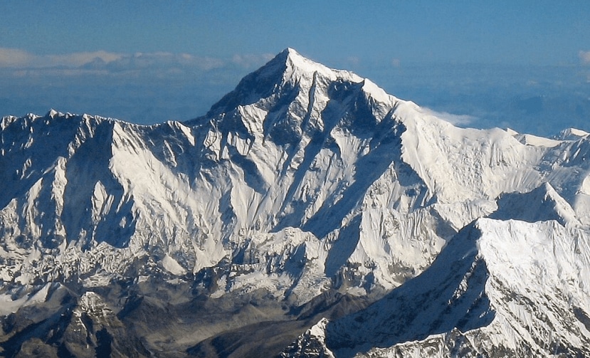 View northward of Mount Everest