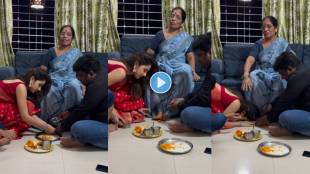 jahnavi killekar wash mother in law feet and perform pooja