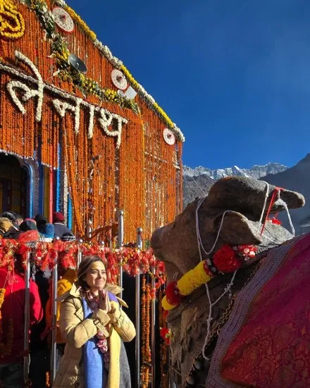 Bollywood actress Kedarnath pilgrimage