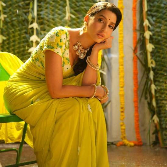 Nora Fatehi's traditional look