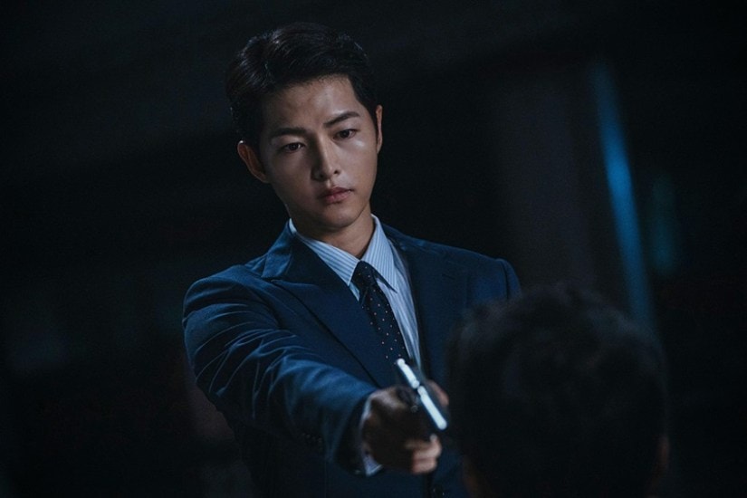 Song Joong-ki as Vincenzo Cassano in Vincenzo