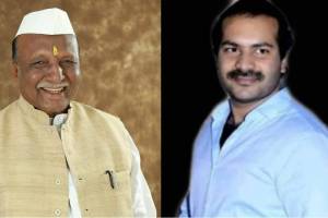 Laxman Dhoble is in the Pawar group and son abhijit dhoble in opposition role