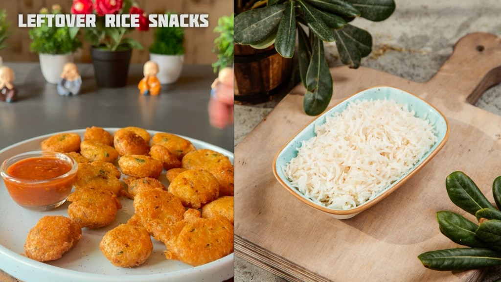 Leftover rice snacks recipe easy recipe of rice