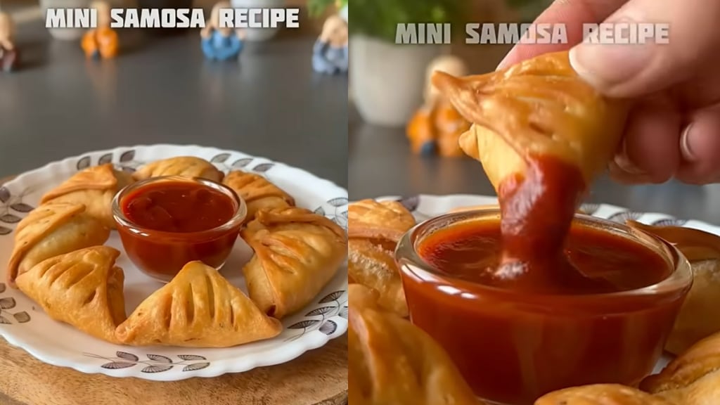 Crunchy mini samosa recipe know ingredients and recipe of mini samosa at home