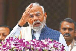 Prime Minister Narendra Modi criticizes the opposition in Parliament