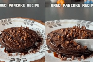 Oreo pancake recipe easy cake recipe at home