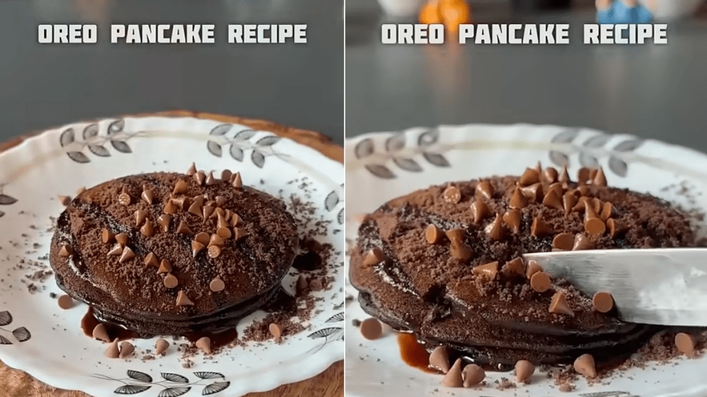 Oreo pancake recipe easy cake recipe at home