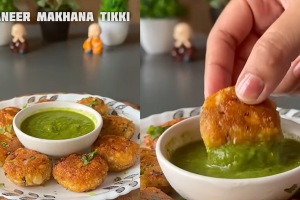 paneer makana tikki recipe