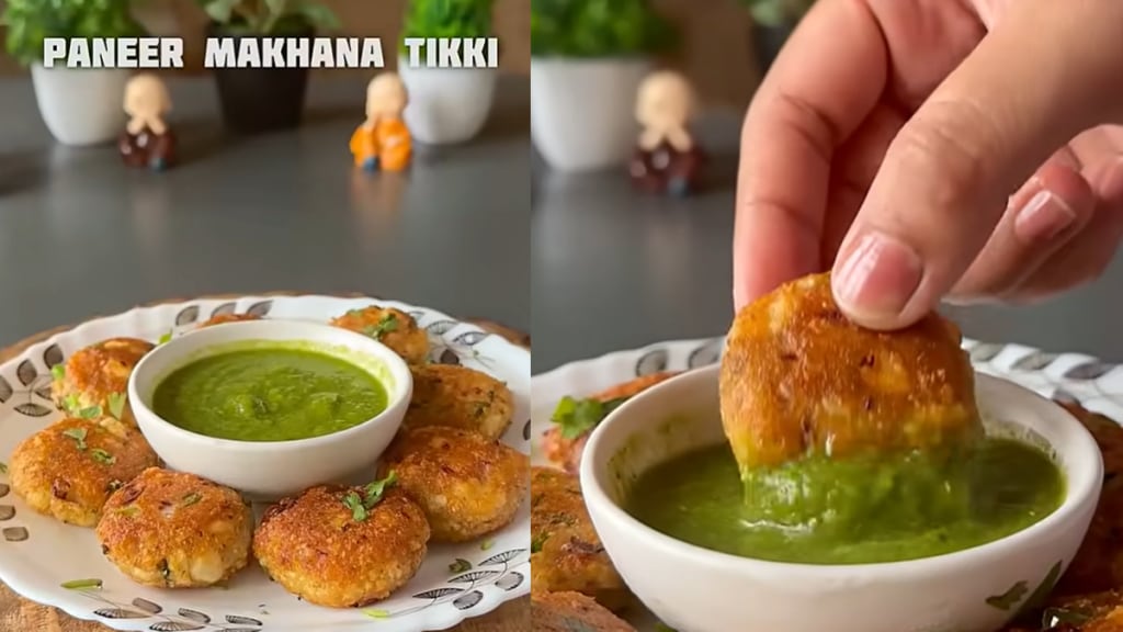 paneer makana tikki recipe