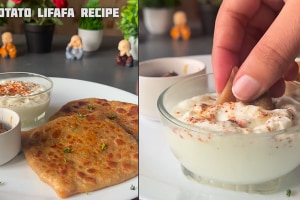 potato lifafa recipe