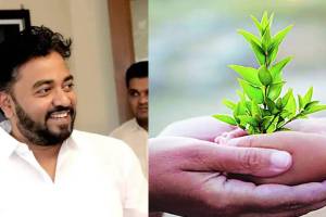 bjp mla rahul prakash awade to plant 56811 trees in his constituency equal to his vote share