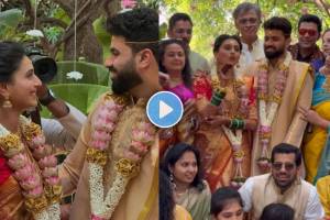 reshma shinde took hindi ukhana at wedding ceremony