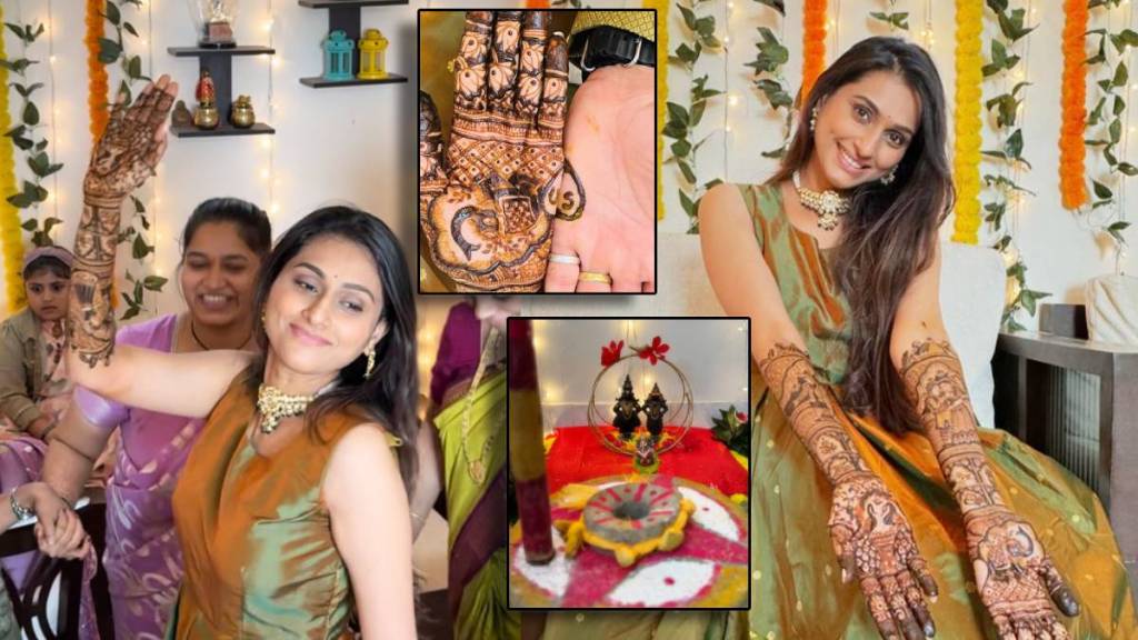 Reshma Shinde Pre-Wedding Rituals Mehendi ceremony