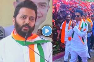 riteish deshmukh host rally for brother and congress candidate amit deshmukh