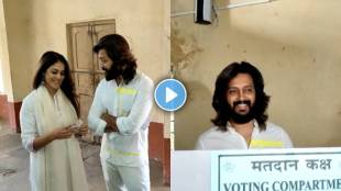 genelia and riteish deshmukh cast their vote