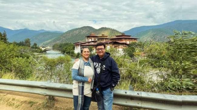 sachin pilgaonkar bhutan vacation with wife supriya