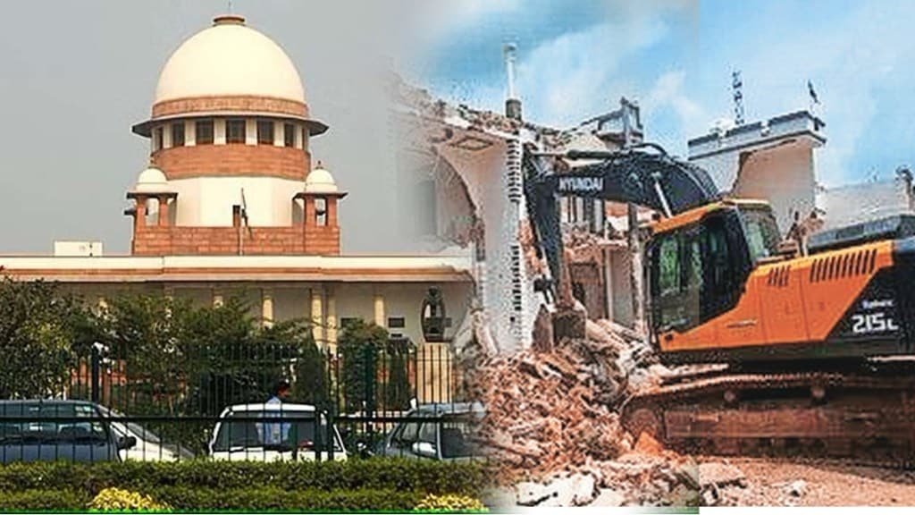 Supreme Court order Uttar Pradesh government regarding bulldozer operation