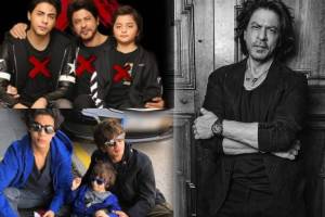 shah rukh khan working with abram and aryan khan