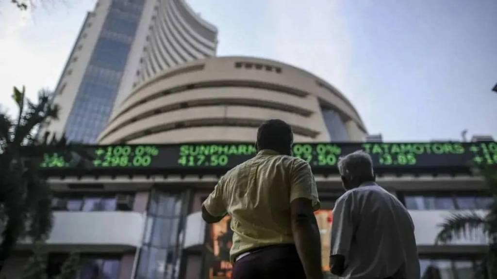 Mumbai Stock Exchange index Sensex fell print eco news