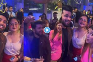 shiv thakare and big boss 16 contenstant dancing video