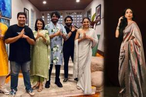 sobhita dhulipala celebrated diwali with naga chaitnya and family