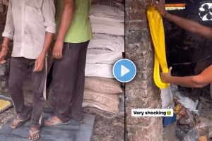 horrifying video of soan papadi making in this diwali went viral on social media