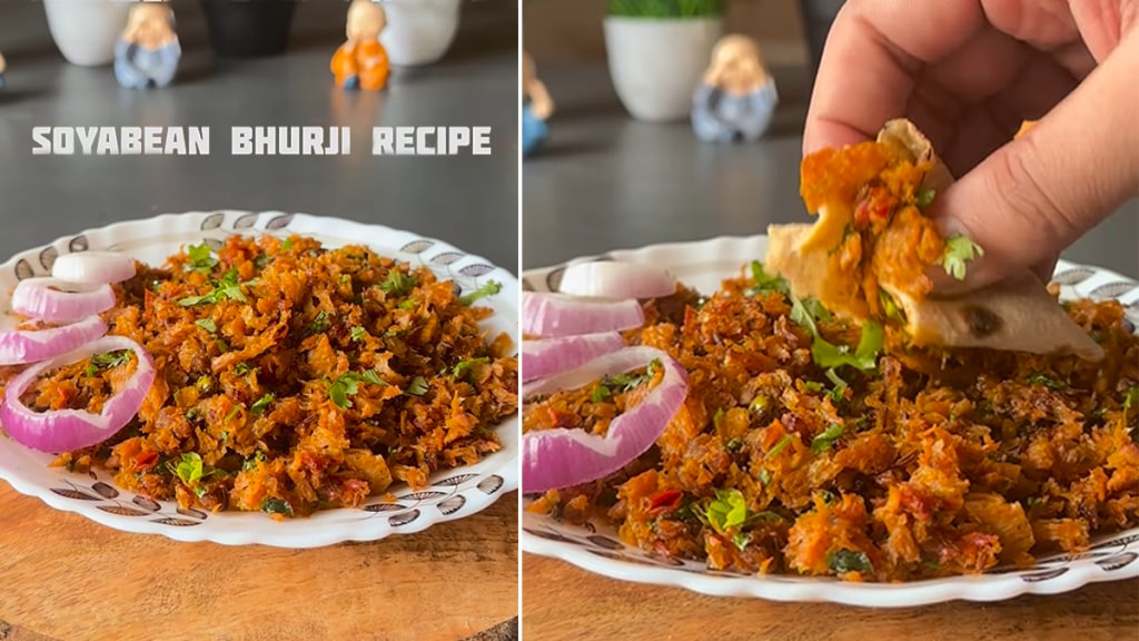 soyabean bhurji recipe