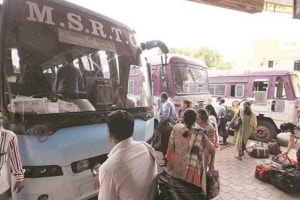 passenger dies after st bus crash in swargate depot premises