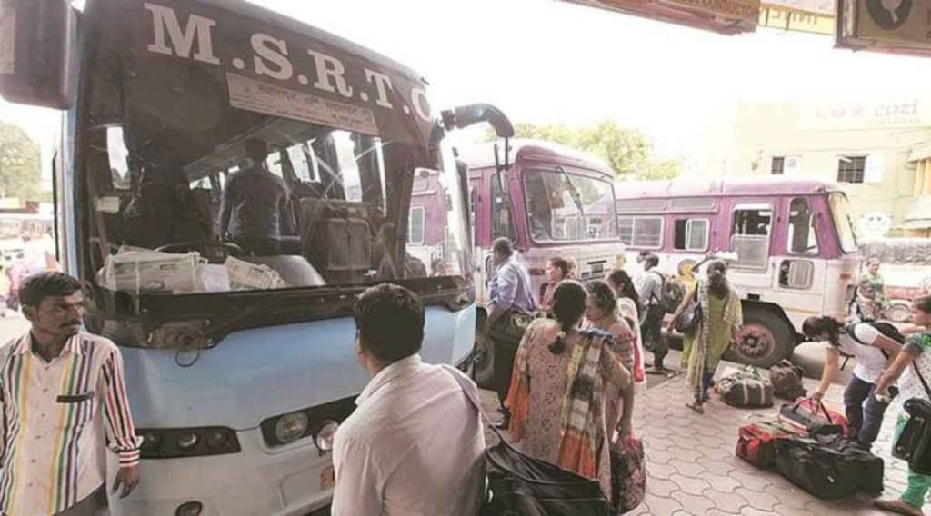 passenger dies after st bus crash in swargate depot premises