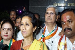 Supriya Sule criticizes Mahayuti over Uddhav Thackeray bag checking case Pune news