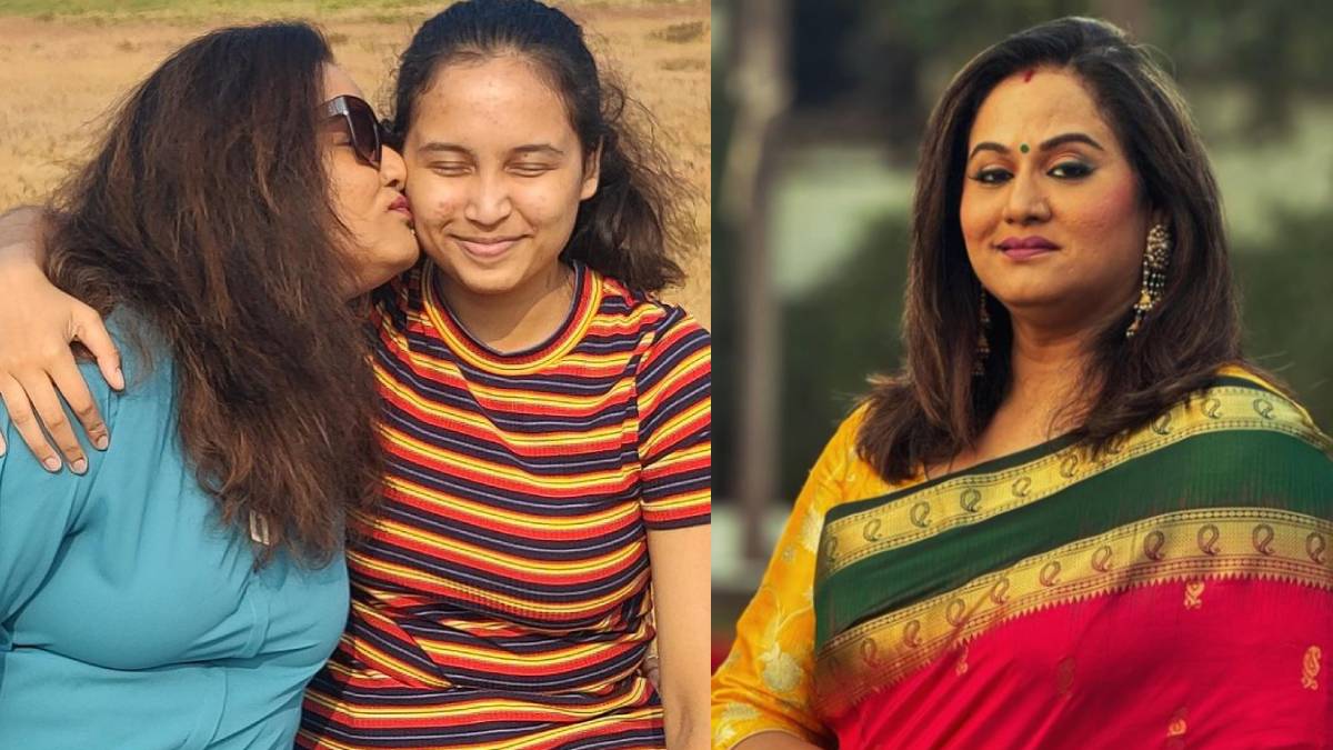 marathi actress surekha kudachi shares photos with daughter