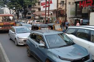 traffic chaos in nashik due to eleciton