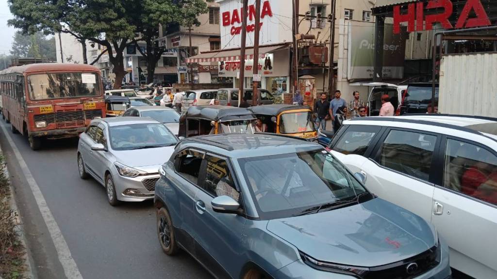 traffic chaos in nashik due to eleciton