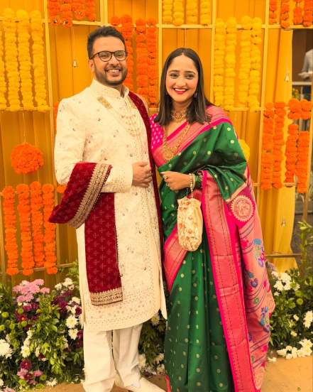 Aditi Dravid Green Paithani Saree