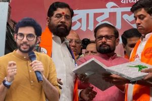 Shrikant Shinde, Aditya Thackeray And Naresh Mhaske